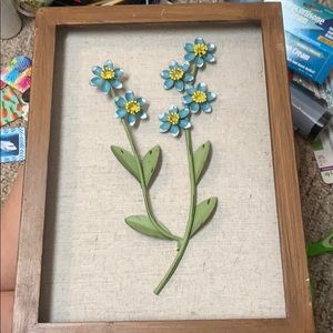 Metal flower picture